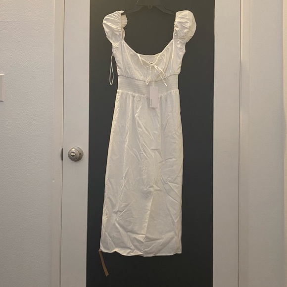 NWT Reformation Arna Dress White (Size 6) - Picture 5 of 8